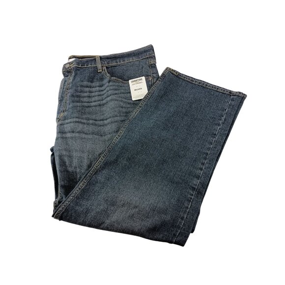 Signature Gold Levi Strauss Relaxed Blue Jeans Men's Sz. 44x30 - Picture 7 of 8